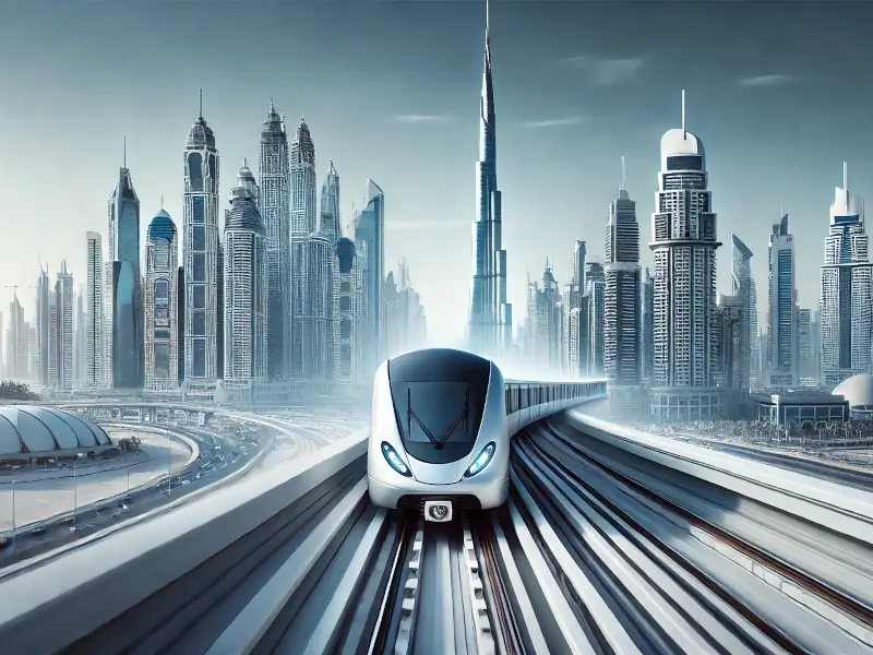 Новая ветка метро в Дубае – Blue Line. Готовность в 2029 году.