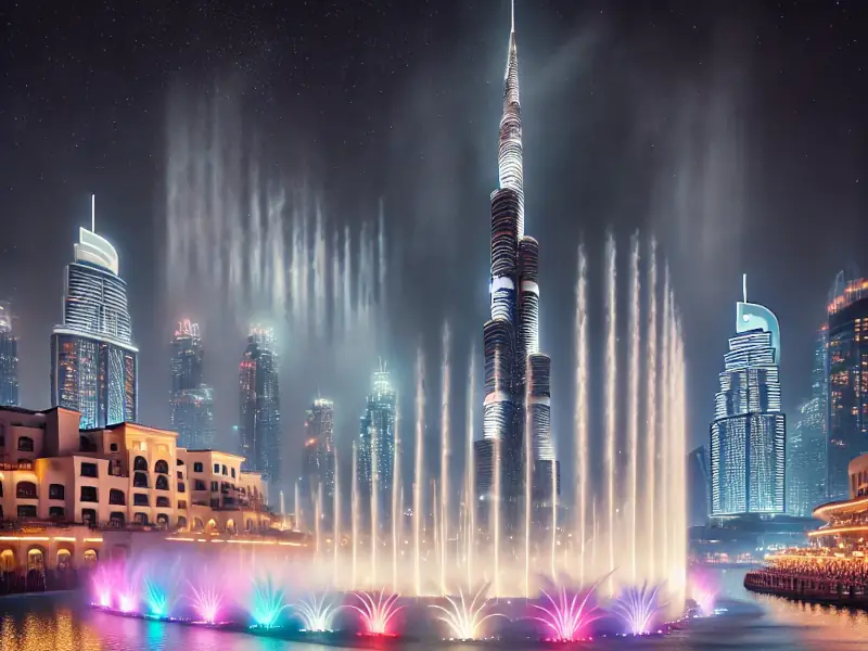 Emaar временно закроет Шоу фонтанов в Дубае